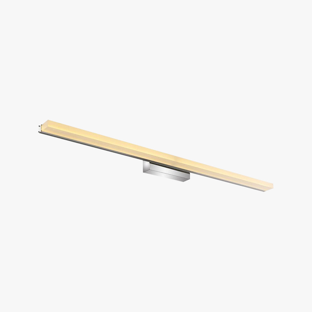 Arisha Moderno Classico LED Applique Metallo Acrilico Argento Specchio Bagno