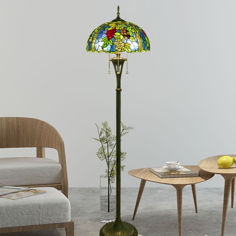 Silva Vintage LED Bellissimo Lampade da Terra Metallo VetroSoggiorno/Camera da Letto/Sala Studio