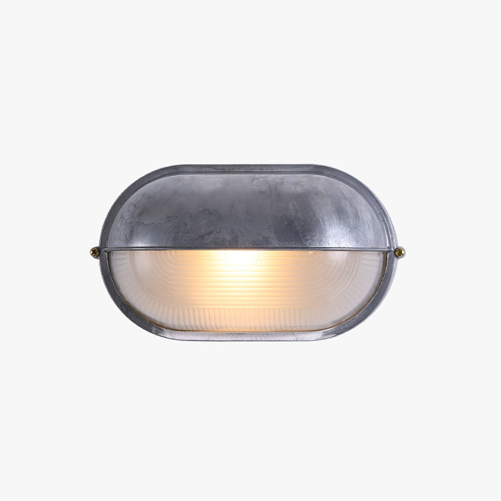 Ray Moderne Rotonda Metallo/Vetro Applique Cortile/Recinzione/Balcone