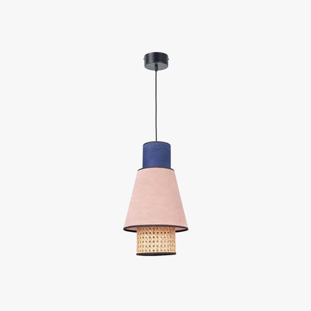 Ritta Moderni Naturale LED Lampada a Sospensione Rosa Reale Blu Metallo PVC Soggiorno/Camera da Letto