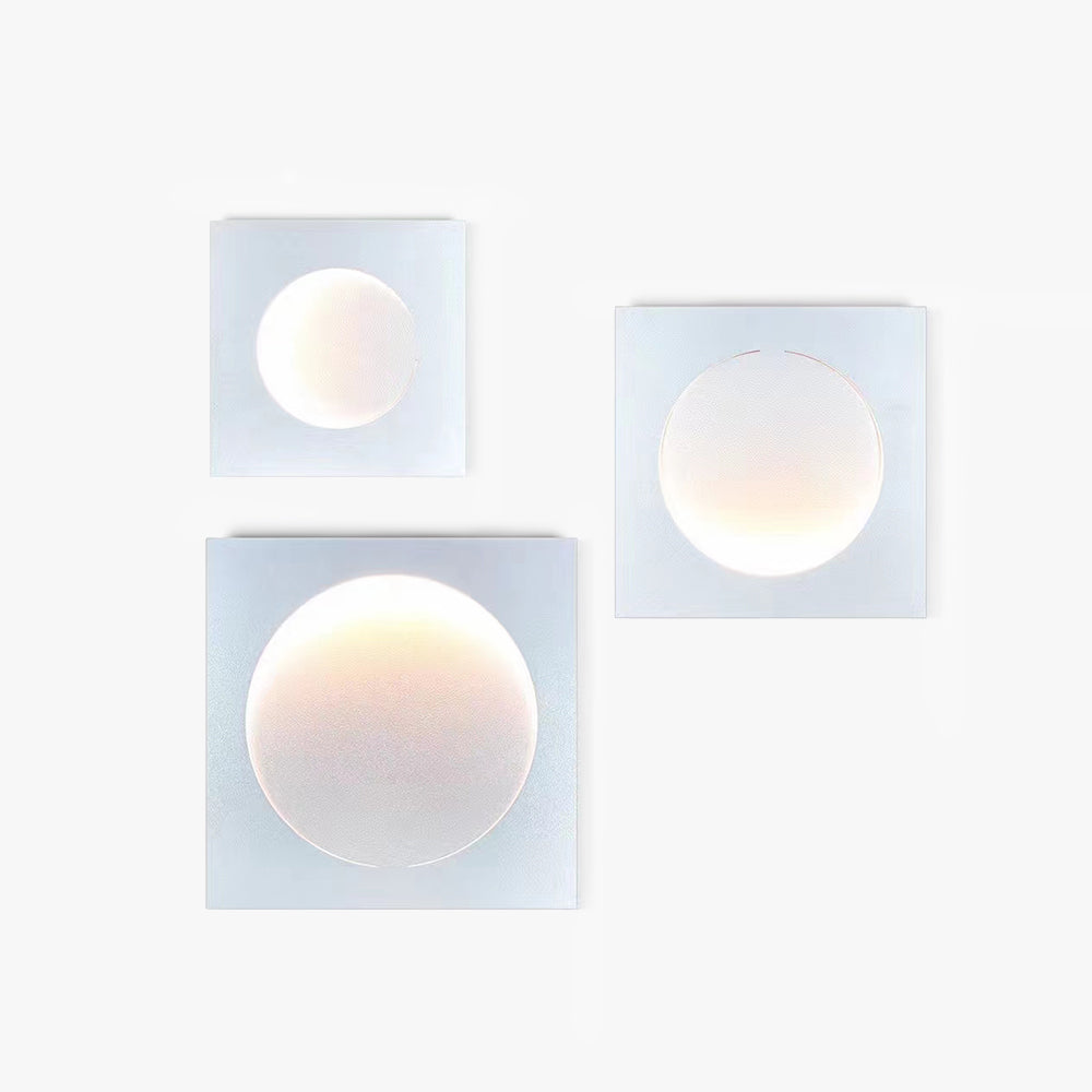 Aria Design Moderna LED Appliquea Decorativo Metallo Luna Soggiorno/Camera da Letto