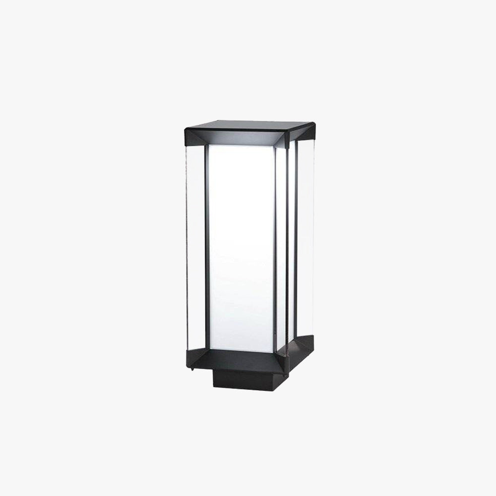 Ray Lampade da Terra Esterno Metallo Vetro Cuboide Solare RGB Giardino