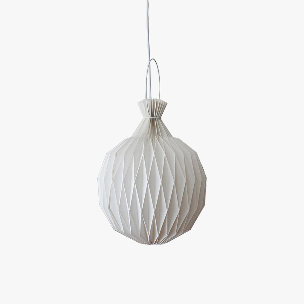 Renée Minimalismo LED Design Lampade a Sospensione Bianco Metallo Carta Soggiorno/Camera da Letto