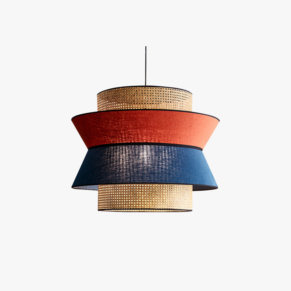 Ritta Moderno LED Lampada a Sospensione Arancione Blu Scuro Metallo PVC Soggiorno/Camera da Letto/Sala da Pranzo