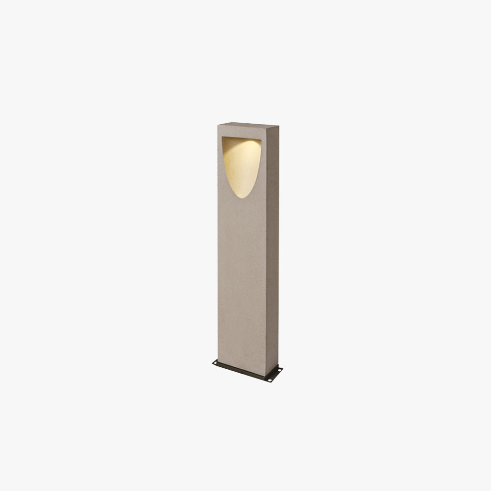 Ray Moderno Semplice LED Riflessione Pietra Lampade da Esterno