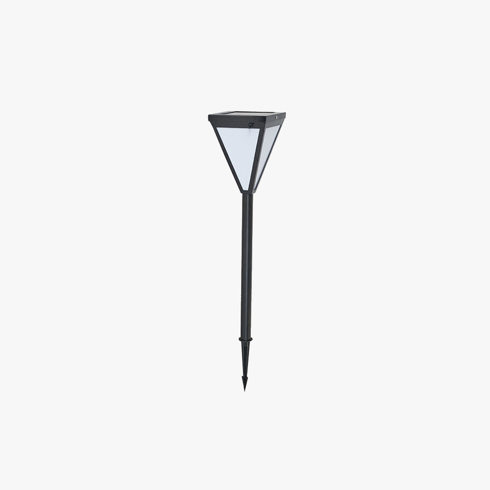 Ray Moderno LED Tapered Solare Metallo Lampade da Esterno Giardino