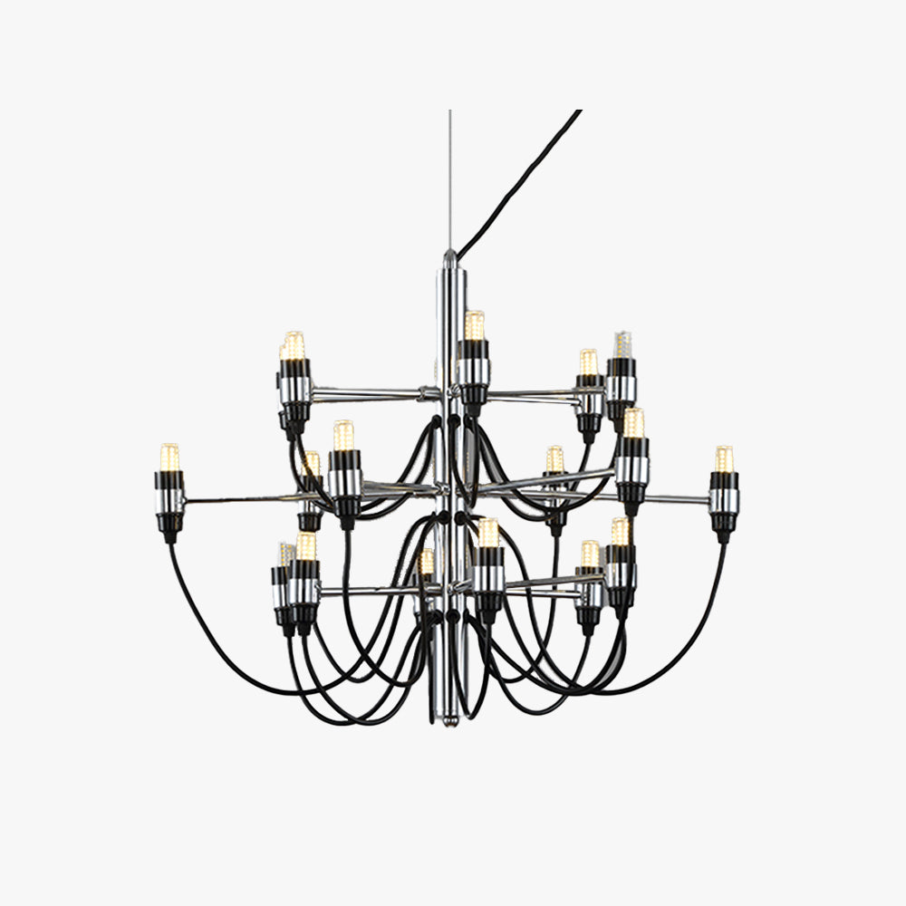 Silva Retro Metallo Lineare Lampadari Soggiorno