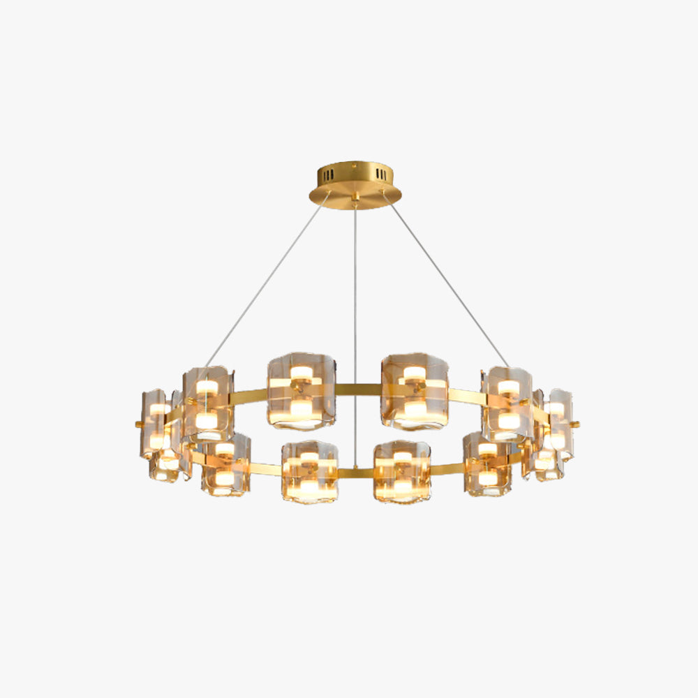 Evette Moderni Minimalista LED Lampada a Sospensione Metallo Nero/Oro Rotondo Soggiorno/Camera da Letto