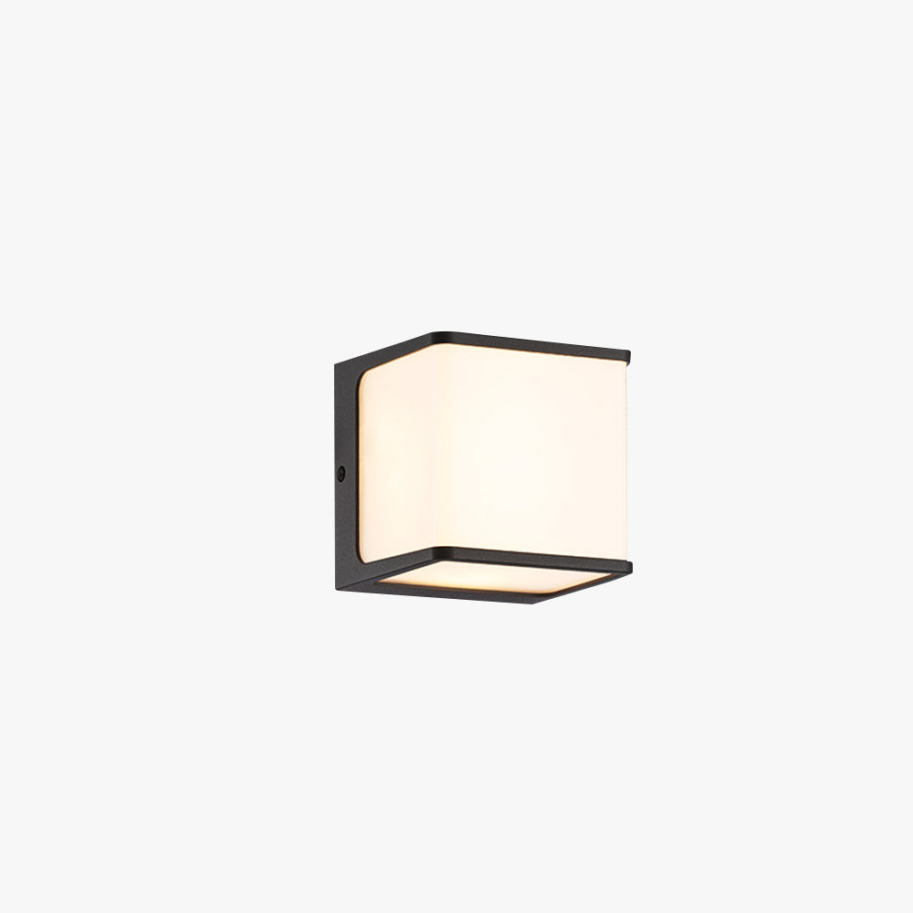 Ray Moderno Minimalista Rettangolare Sensore Solare Applique da Esterno