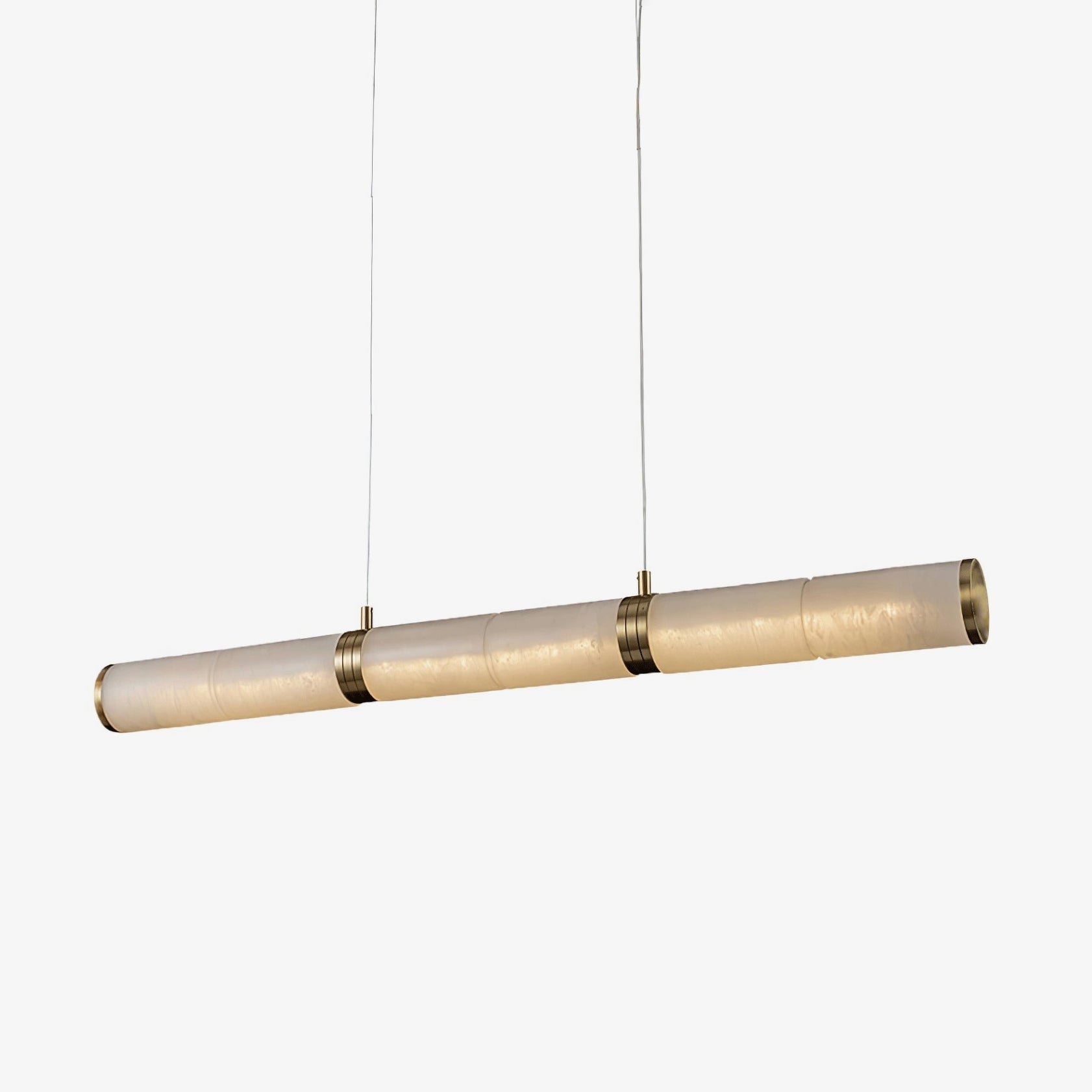 Eira Minimalist Alabaster Linear Pendant Light - Neutralighting