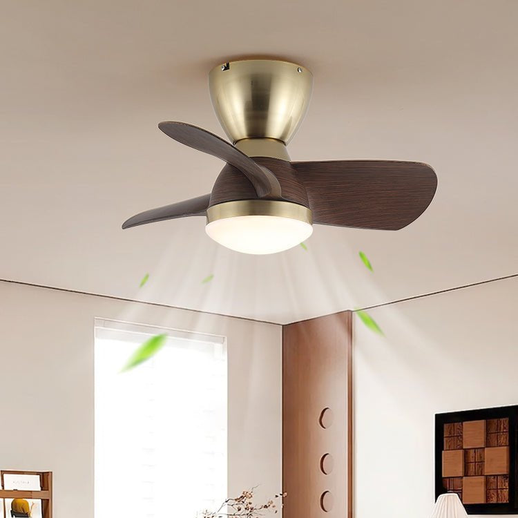 Ventilatore da Soffitto con Luce Elora in un ambiente soggiorno moderno
