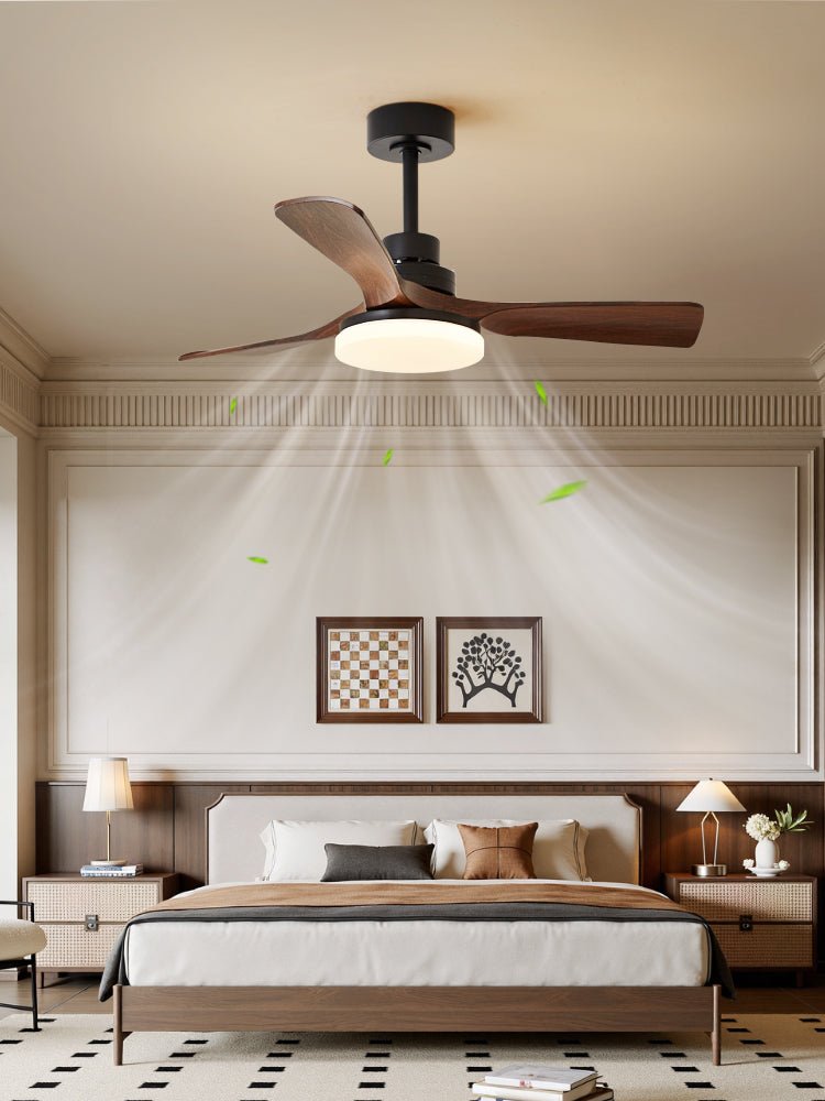 Ventilatore da soffitto moderno Ulvren in un ambiente