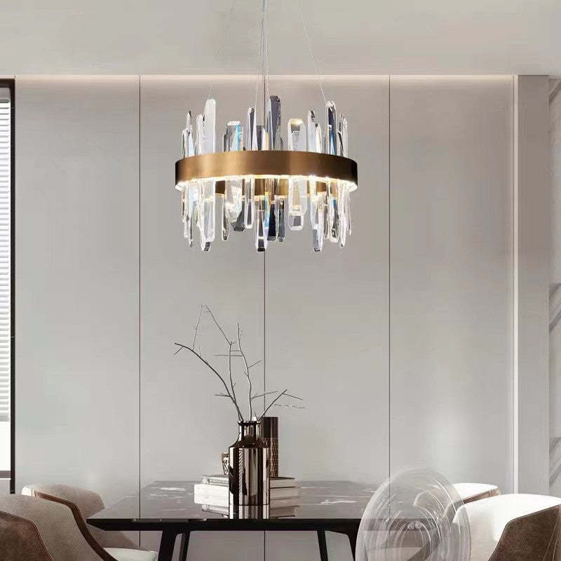 Marylin Moderno LED Lusso Lampadario Metallo Cristallo Soggiorno/Camera da Letto