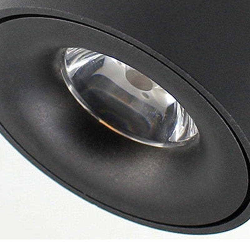 Arisha Moderna LED Classico Plafoniera Nera/Bianca Metallo Piccolo Soggiorno/Camera da Letto/Corridoio