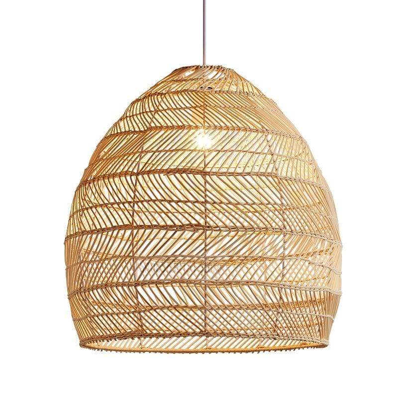 Muto Rattan Paralume Bambù Lavorato Mano Lampade a Sospensione
