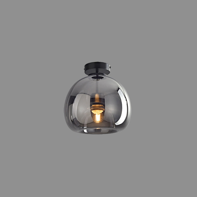 Sanna Moderno LED Lampade a Sospensione Cupola Vetro Oro/Nero Trasparente Soggiorno/Camera da Letto/Corridoio