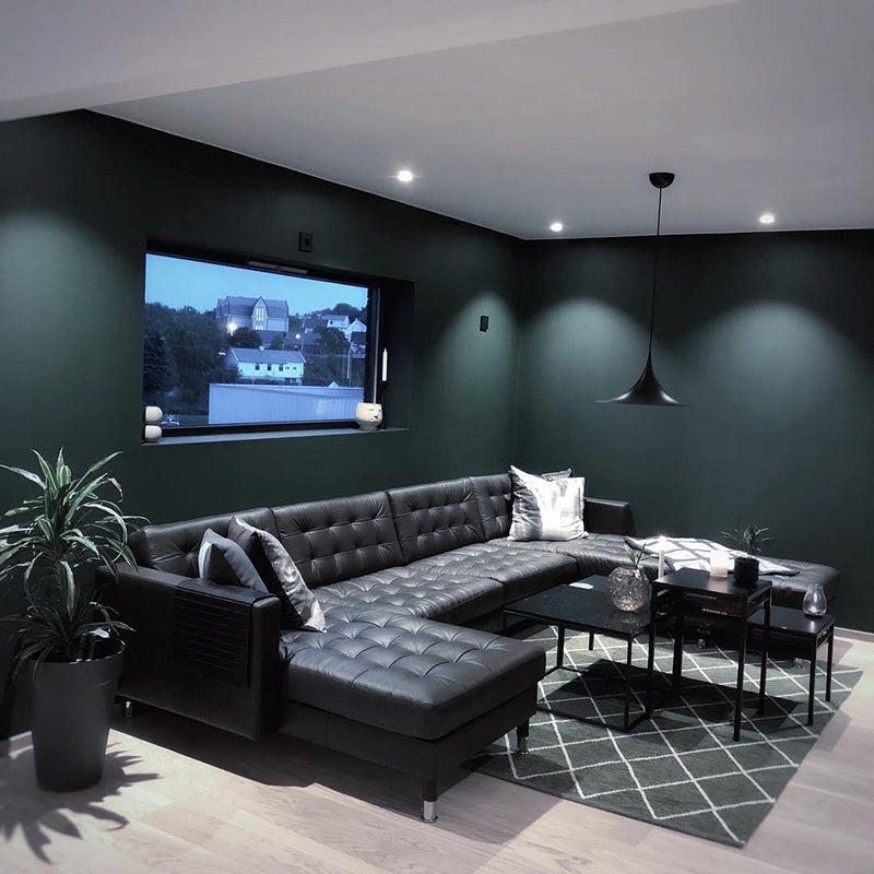 Arisha Moderna LED Minimalismo Classico Lampada a Sospensione Metallo Nero Soggiorno