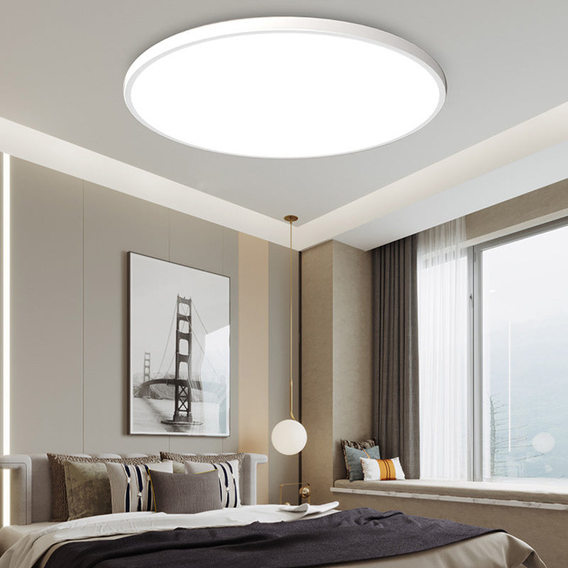 Arisha Moderne LED Plafoniere Soffitto Bianche/Nere Rotonde Bagni