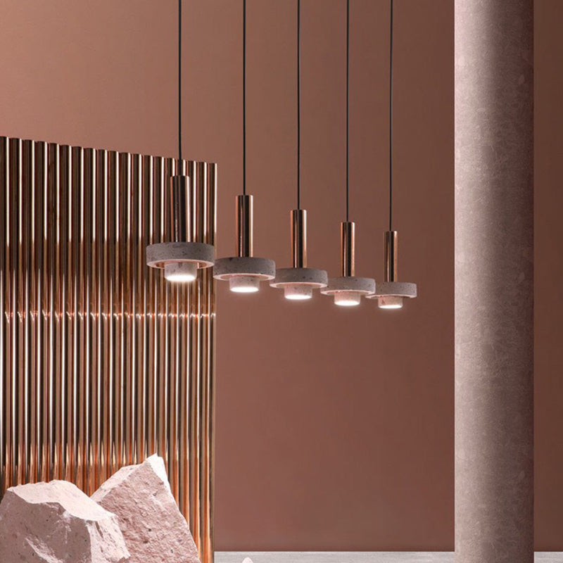 Zaid Lampade a Sospensione Colorate Terrazzo Moderne LED Arte Deco