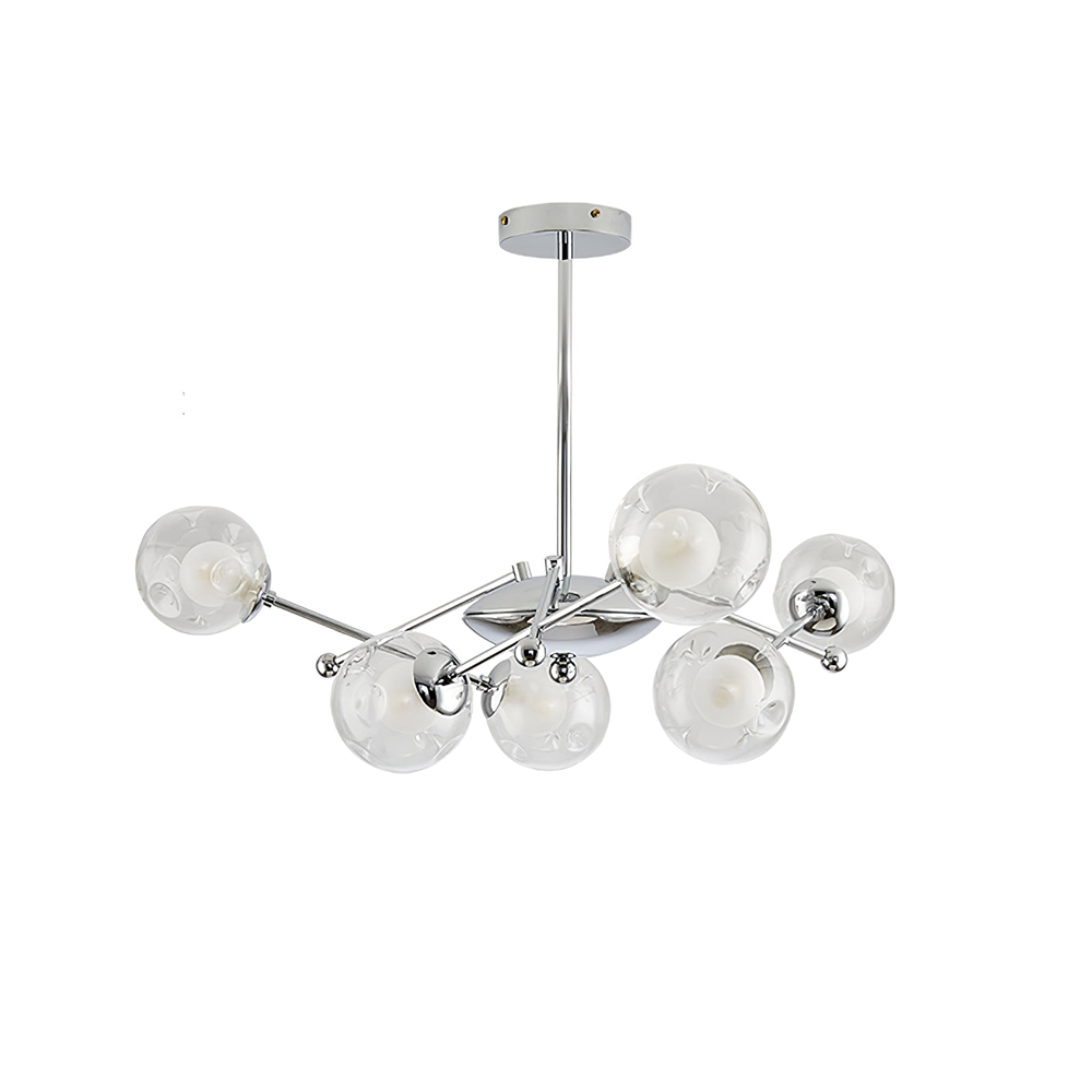 Valentina Nordico Bauhaus Lampadari Metallo Vetro Soggiorno