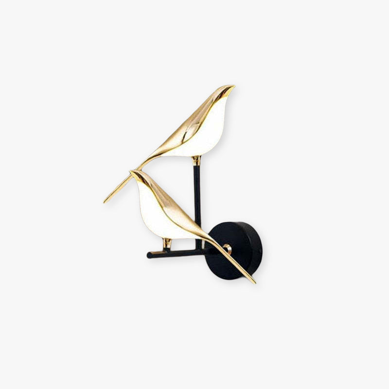 Arisha Design LED Applique Speciale Metallo Acrilico Oro Uccello Soggiorno/Camera da Letto/Ristorante/Studio
