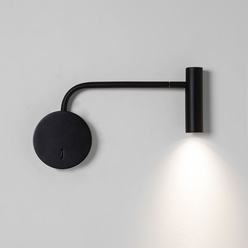 Arisha Applique LED Metallo/Acrilico Nero/Bianco/Oro Corridoio Braccio Oscillante Moderna