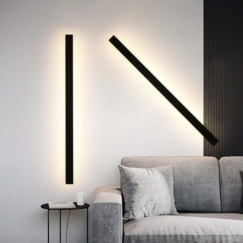 Ray Applique da Esterni Metallo Lineare Balcone Terrazza Minimalista