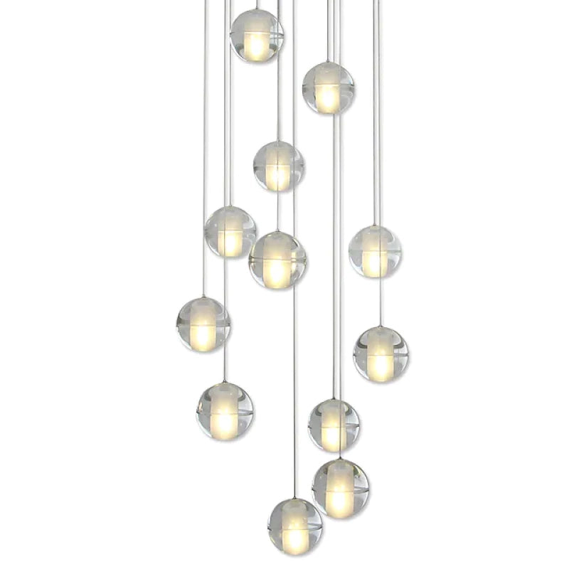 Hailie Moderna LED Lampada a Sospensione Multi Trasparente Globo Atrio Soggiorno/Camera da Letto