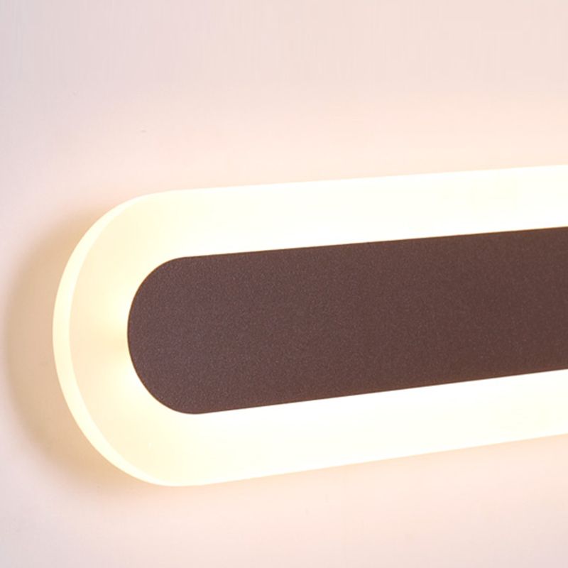 Arisha Rotondo Lampade da Specchi 2 Colori Metallo/Acrilico Soggiorno