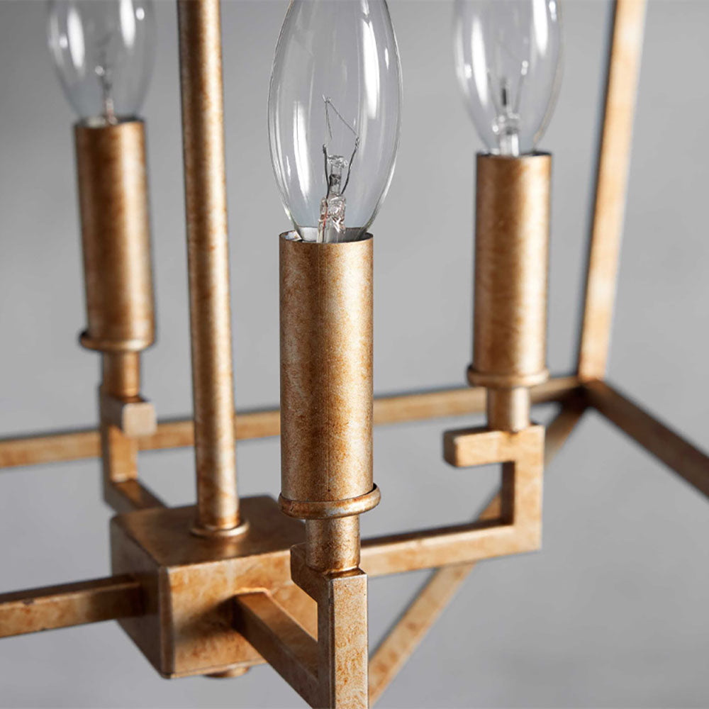 Alessio Design Lampade a Sospensione Ottone/Grigio Metallo Soggiorno