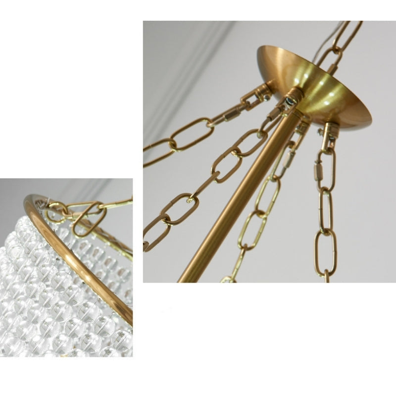 Silva Moderno LED Cristallo Acrilico Lampadari Oro Soggiorno