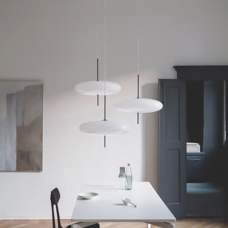 Ritta Nordico LED Moderna Lampada a Sospensione Ovale Singola