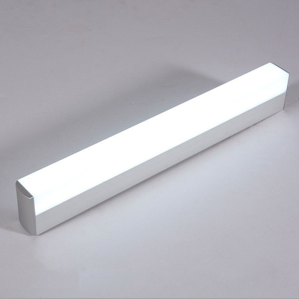 Arisha Moderno Rettangolare Minimalismo LED Applique Metallo Bagno Oro Specchio Bagno
