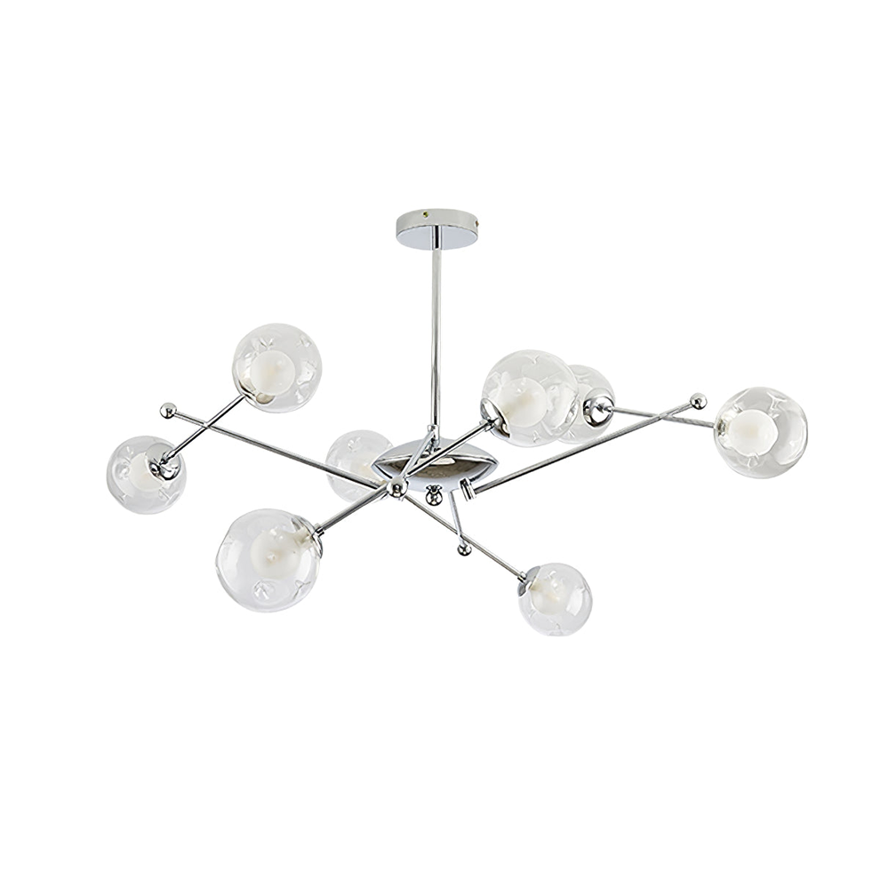 Valentina Nordico Bauhaus Lampadari Metallo Vetro Soggiorno