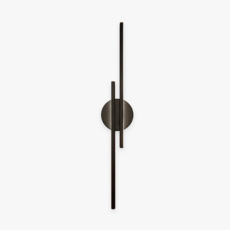 Alana Moderna LED Nordico Applique Metallo Nero/Bianco Lineare Soggiorno/Camera da Letto