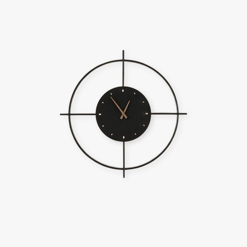 Arisha Moderna Design LED Applique Metallo Acrilico Orologio Oro/Nero Soggiorno/Camera da Letto