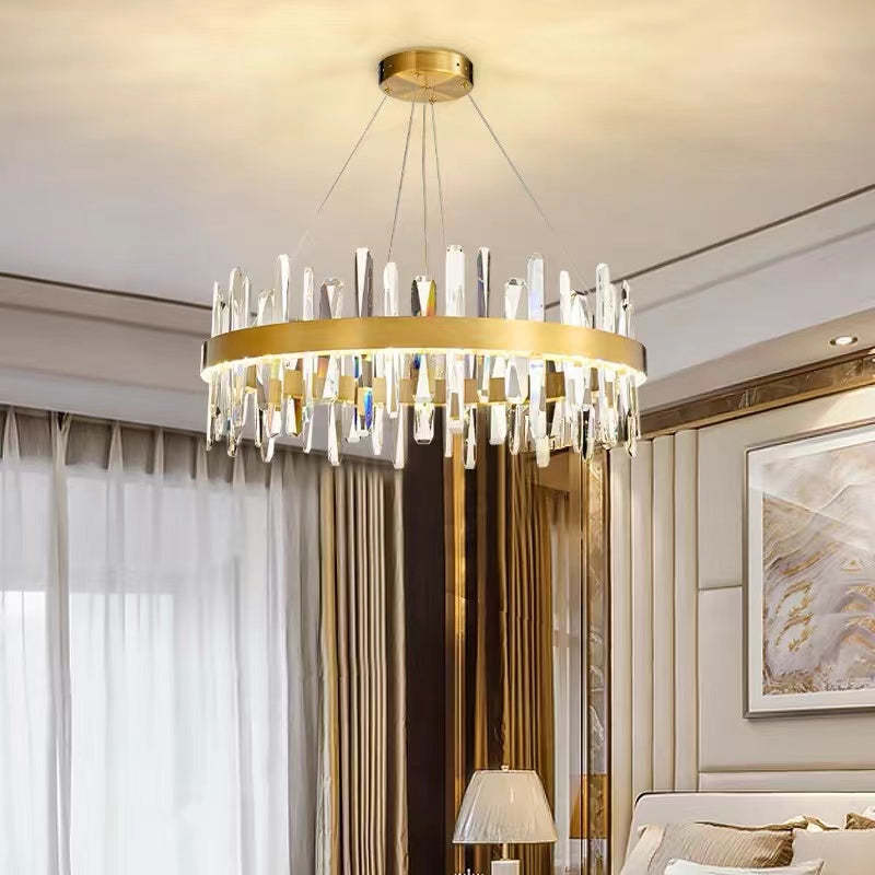 Marylin Moderno LED Lusso Lampadario Metallo Cristallo Soggiorno/Camera da Letto