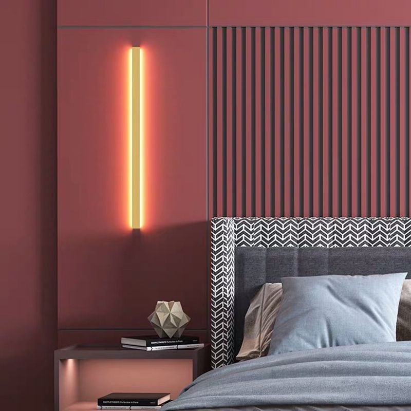 Arisha Minimalista Lineare Metallo Acrilico Applique Camera da Letto