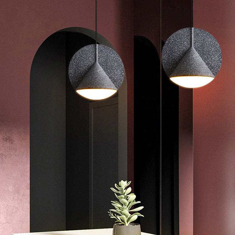 Valentina Moderno Minimalismo LED Lampada a Sospensione Grigio/Blu/Giallo Camera da Letto/Sala da Pranzo