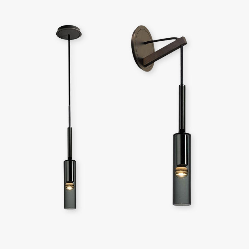 Arisha Moderno Minimalismo LED Lampade a Sospensione/Applique Vetro Nero