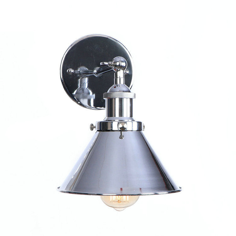 Epoch Industriale Vintage LED Applique Metallo Nero/Oro/Argento Soggiorno/Camera da Letto