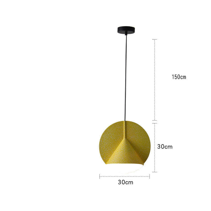 Valentina Moderno Minimalismo LED Lampada a Sospensione Grigio/Blu/Giallo Camera da Letto/Sala da Pranzo