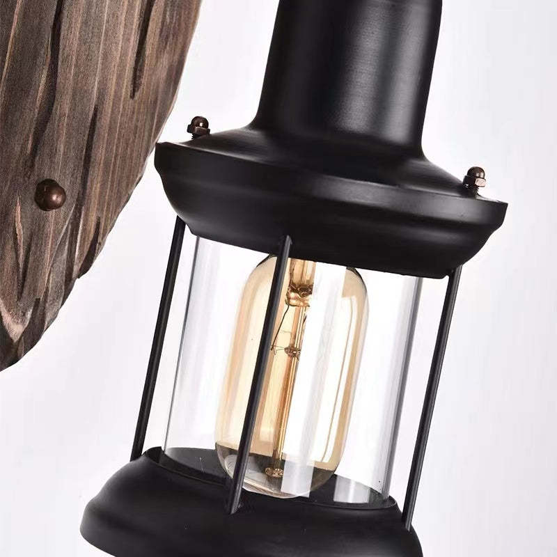 Silva Vintage Minimalismo LED Applique Metallo Nero/Bronzo Soggiorno/Camera da Letto