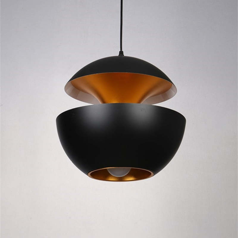 Arisha Moderno LED Urbano Lampade a Sospensione Metallo Nero/Bianco Soggiorno/Camera da Letto
