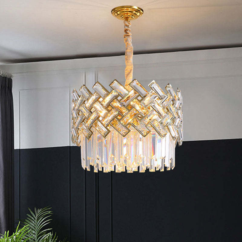 Marilyn Lusso LED Oro Moderni Lampade a Sospensione Cristallo Metallo Soggiorno/Camera da Letto