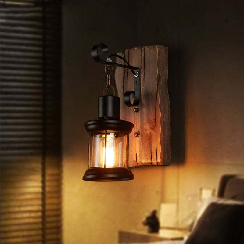 Silva Vintage Minimalismo LED Applique Metallo Nero/Bronzo Soggiorno/Camera da Letto