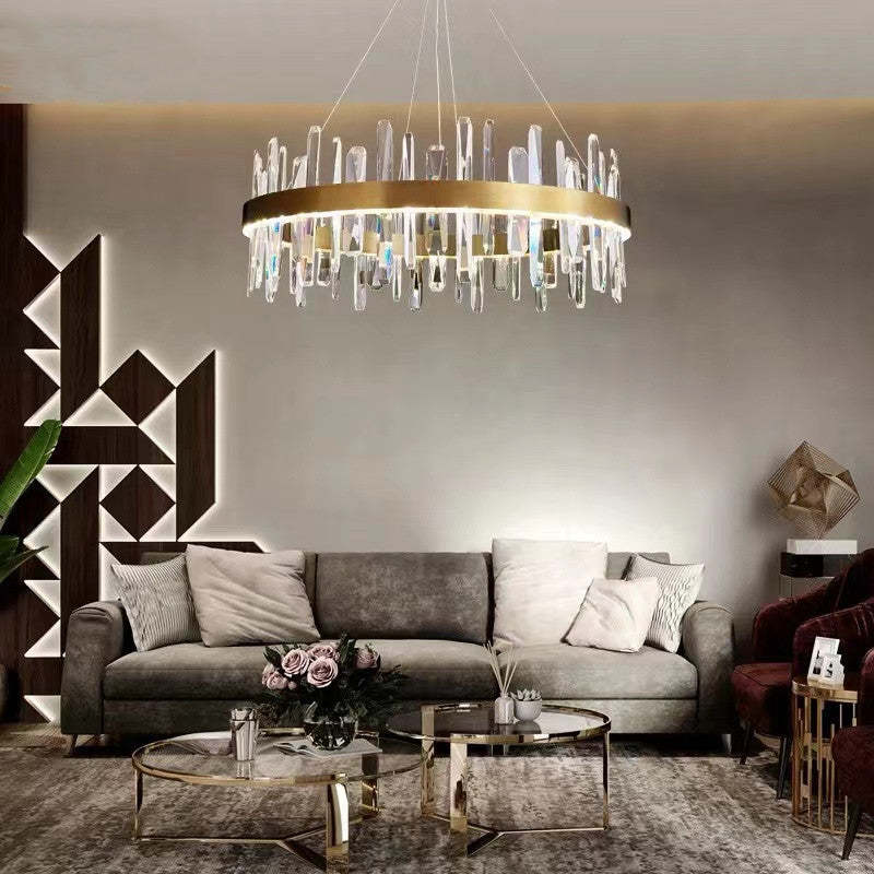 Marylin Moderno LED Lusso Lampadario Metallo Cristallo Soggiorno/Camera da Letto