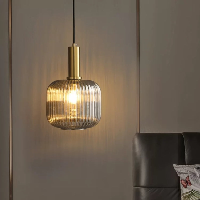 Hailie Design LED Lampade a Sospensione Metallo Vetro Verde/Grigio Cucina/Soggiorno/Camera da Letto
