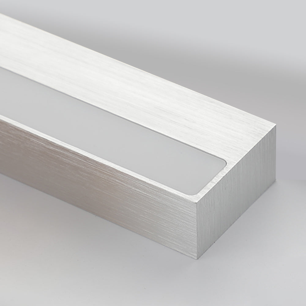 Arisha Minimalista LED Rettangolo Applique Bianco Lineare Bagno Specchio Bagno