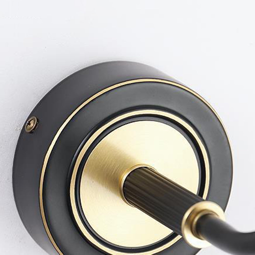 Arisha Moderno Design Cervo LED Applique Metallo Oro Specchio Bagno